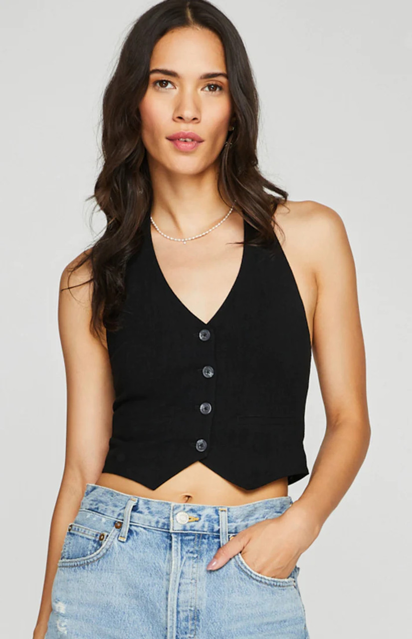 Gentle Fawn Leo Halter Tank Black