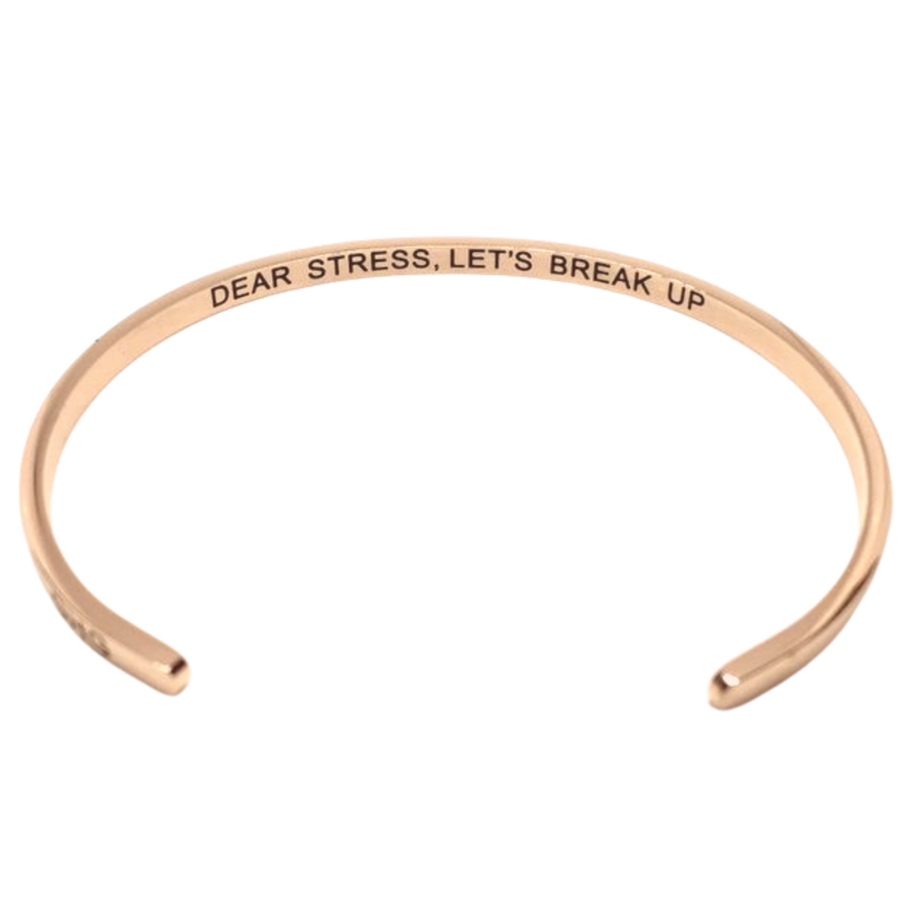 Plain rose sales gold bangle