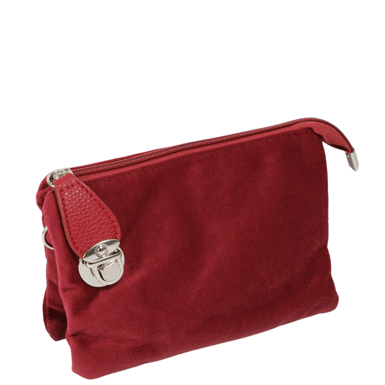 Caracol Small Wristlet Crossbody Purse Bordeaux Velvet Starlet