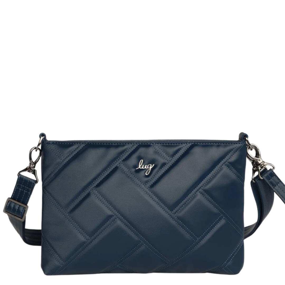 Lug Waltz Satin Luxe Crossbody Bag Indigo Starlet