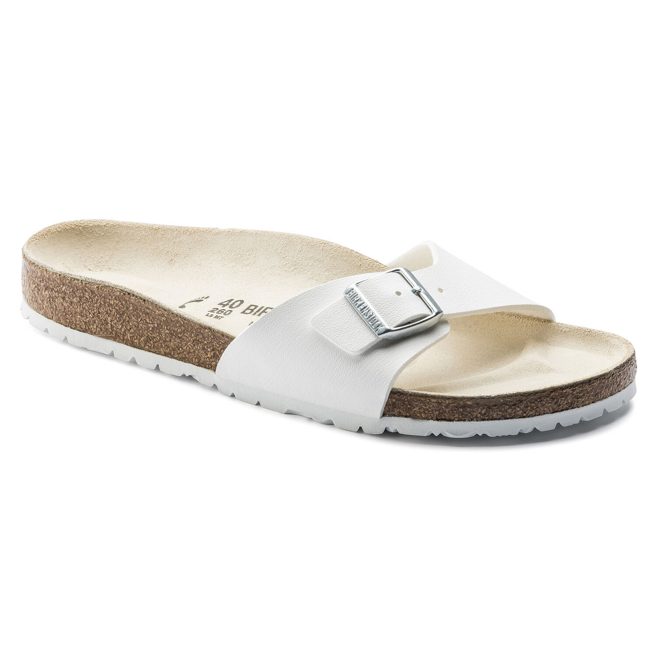 Birkenstock Madrid BF White Narrow Starlet - Main Image
