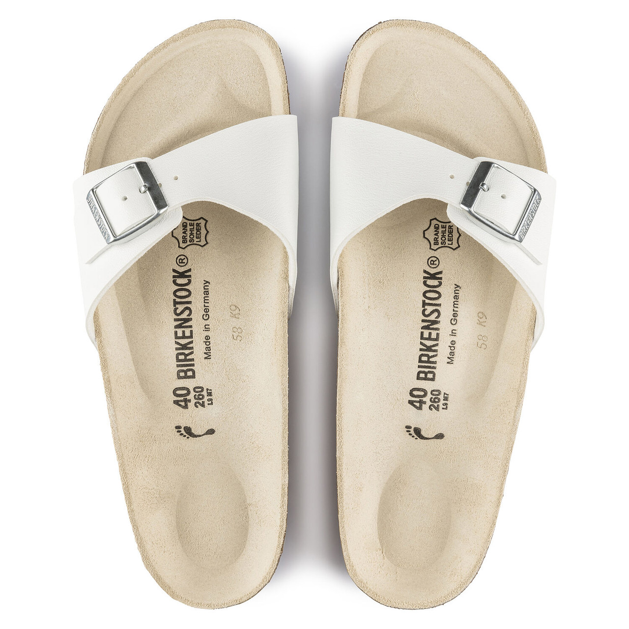 Birkenstock Madrid BF White Narrow - Starlet