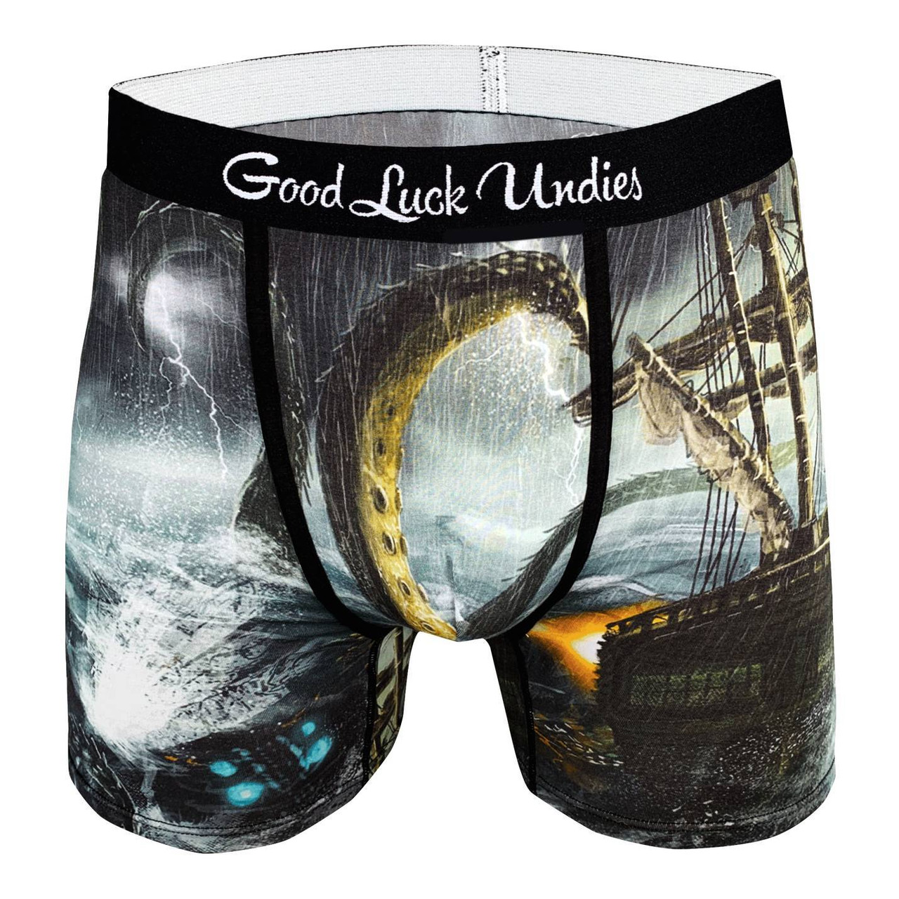 Good Luck Sock Men's Kraken Undies - Starlet