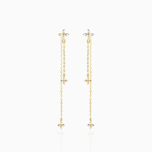  Girls Crew Bella Dangle Earrings - Gold