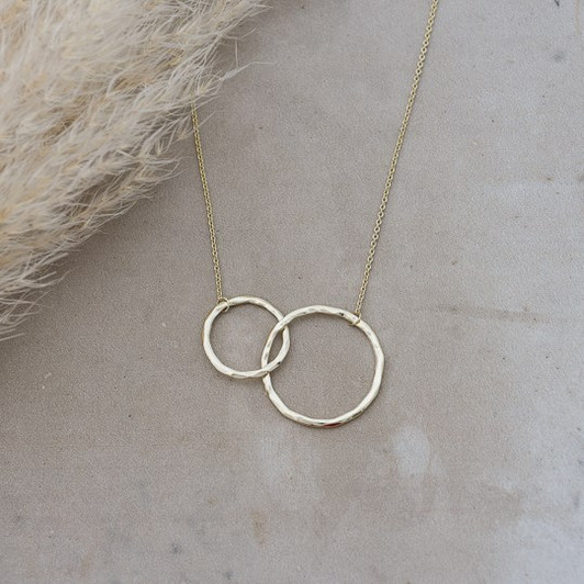 Glee Gold Plated Sister Necklace