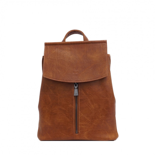 S-Q Chloe Convertible Backpack Camel
