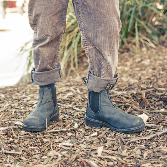 blundstone rustic black 587