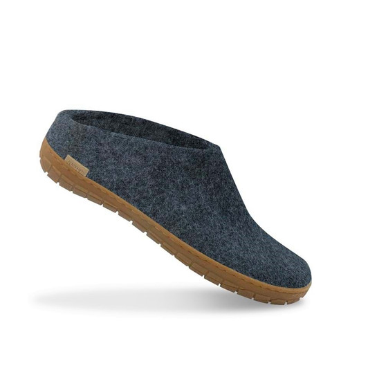 Glerups Rubber Sole Slip On- Denim