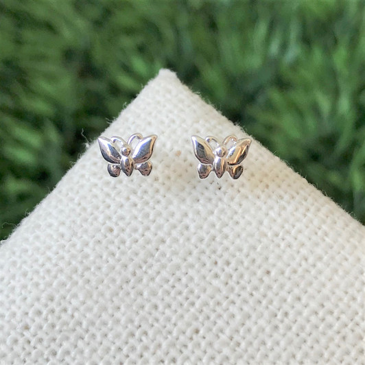 Tashi Silver Butterfly Studs