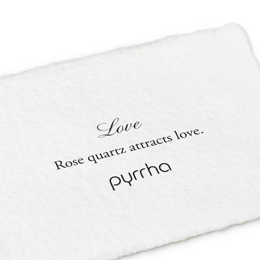 Pyrrha- Love Rose Quartz Signature Attraction Charm