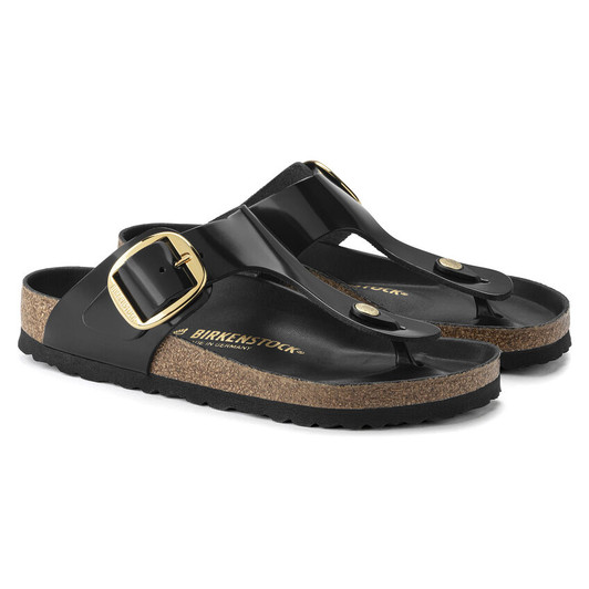 Birkenstock Gizeh Big Buckle High Shine Black Regular