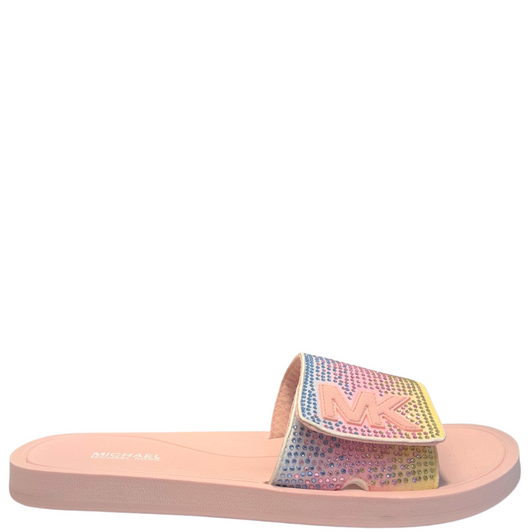 Michael Kors MK Slide Pink Sparkle Gradient