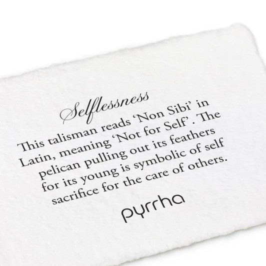 Pyrrha Selflessness Locket Necklace 24"