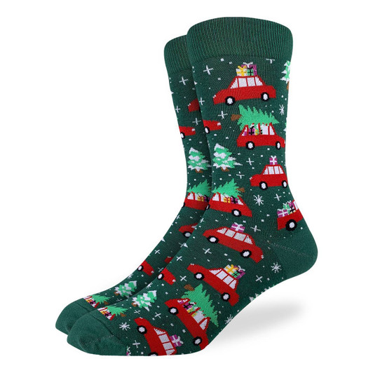 Good Luck Sock Men's Christmas Tree Socks