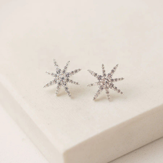 Lover's Tempo Etoile Star Studs Silver