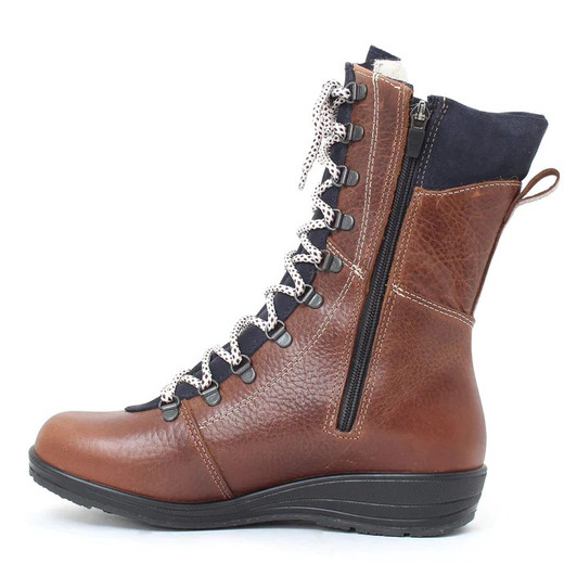 Martino Banff Winter Boots Tan/Navy