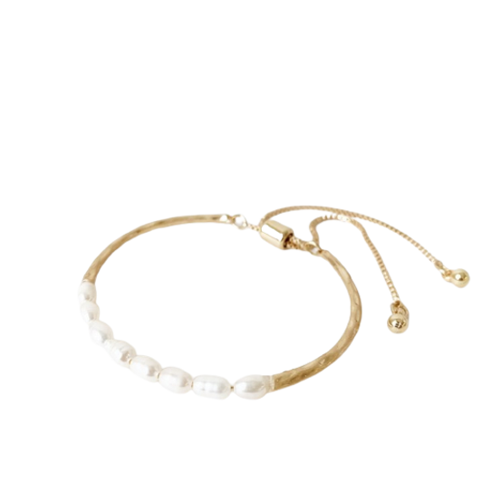 Caracol River Pearl Bracelet Gold