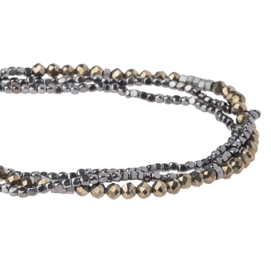 Scout Delicate Stone Bracelet/Necklace Pyrite