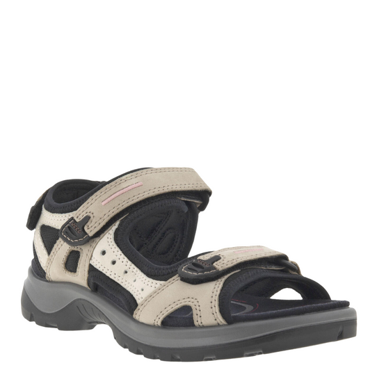 Ecco Women's Yucatan Off Road Sandals Atmosphere/Ice/Black