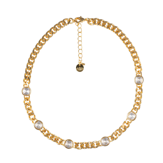 Luv & Bart Gracie Cuban Link CZ Necklace