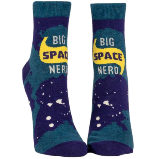 Blue Q - Big Space Nerd Ankle Socks