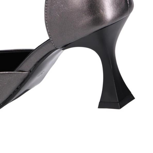 Bueno Wells Pointy Toe Heels Pewter