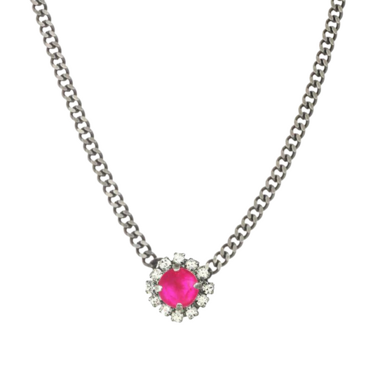 Tova Caroline Pendant Necklace Electric Pink