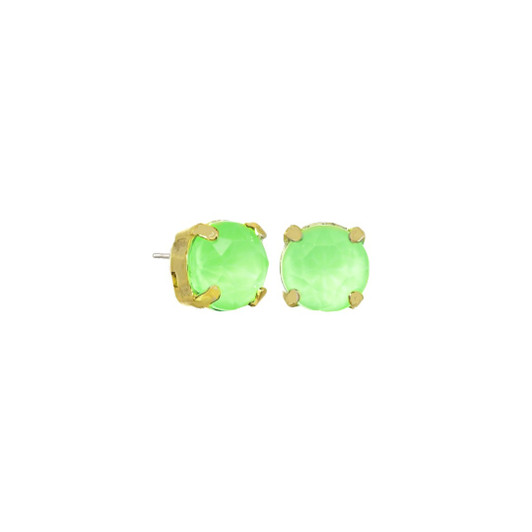 Tova Oakland Small Studs Electric Green