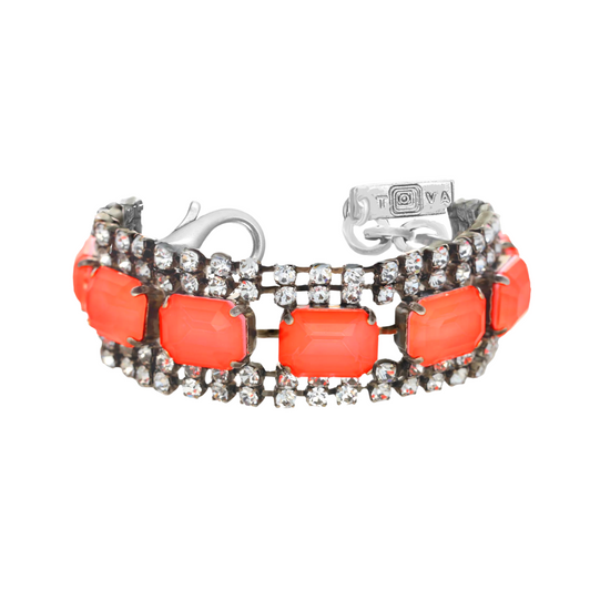 Tova Jolee Plated Brass Bracelet Orange Tova Jolee Plated Brass Bracelet Orange