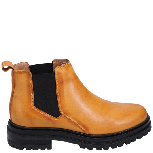 Miz Mooz Levona Chelsea Boot Ochre Antique Burnish