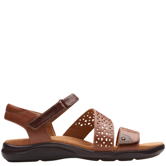 Clarks Kitly Way Tan Sandals