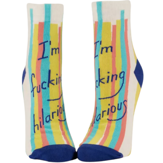 Blue Q - I'm F*cking Hilarious Ankle Socks