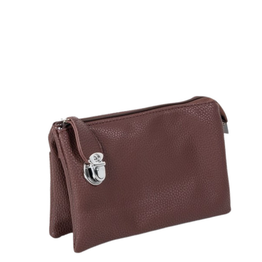 Caracol Small Wristlet & Crossbody Purse Brown