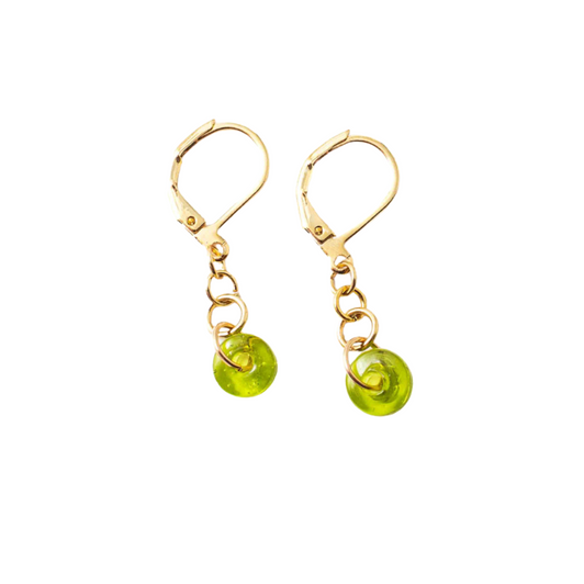 Anne Marie Chagnon Berthus Glass Bead Earrings Absinthe