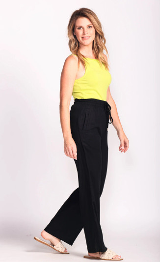 Pink Martini Daisy Pants Black