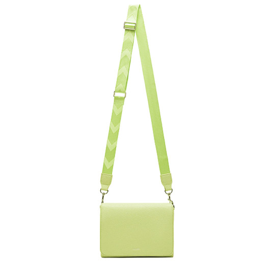 Pixie Mood Gianna Crossbody Bag Lime Pebbled