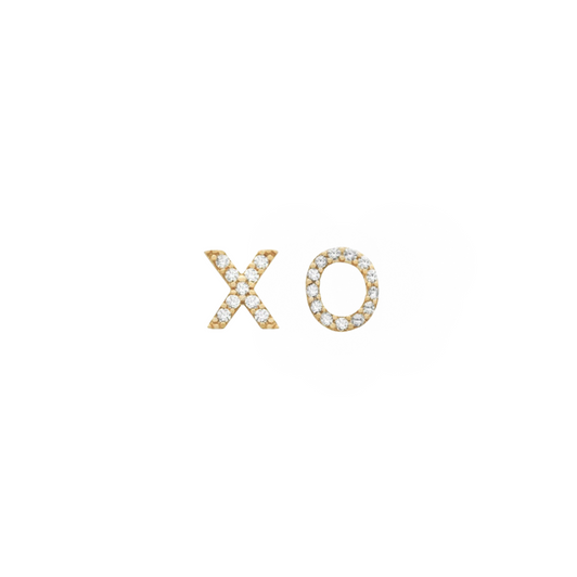 House of Jewellery XO Studs Gold