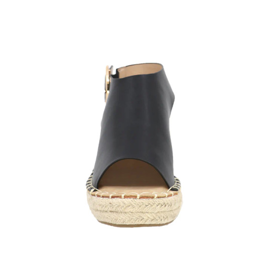 Taxi Madison-01 Wedge Espadrilles Black