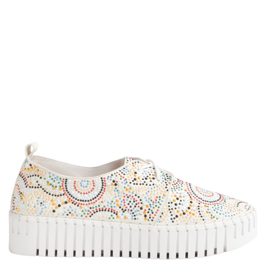 Django & Juliette Birming Platform Sneakers White