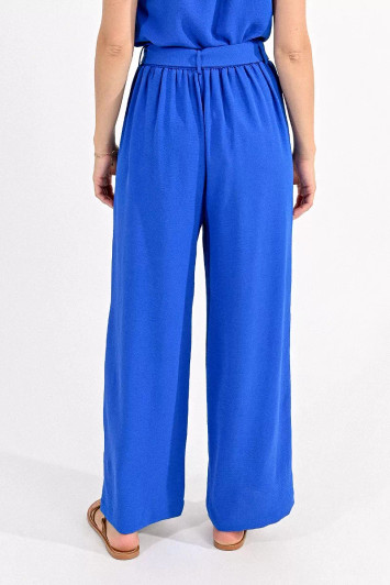 Molly Bracken Wide Leg Pants Cobalt Blue