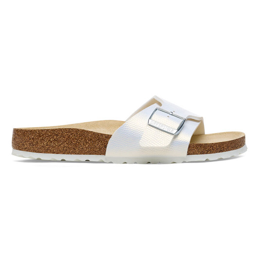 Birkenstock Catalina BF Shiny Lizard White Narrow