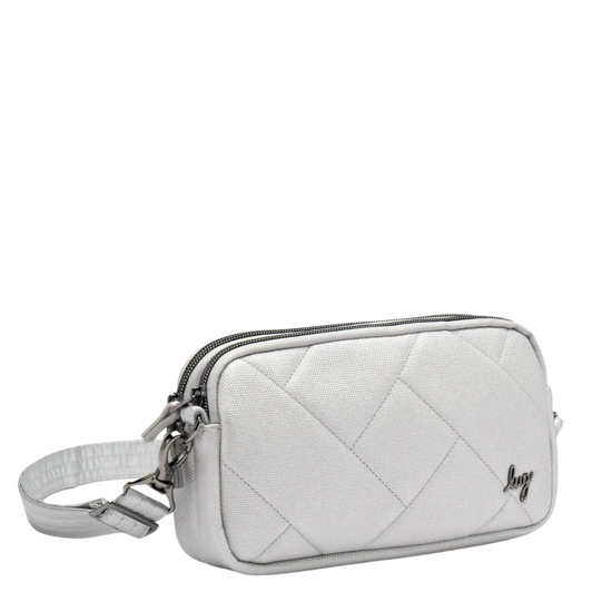 Lug Coupe XL Matte Luxe VL Crossbody Bag Diamond Silver