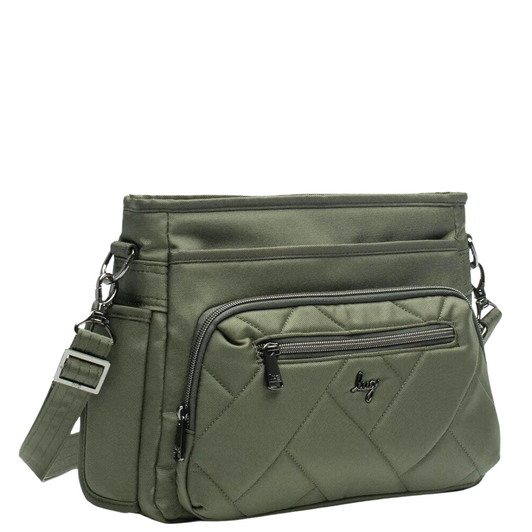 Lug Shimmy LE Ultra X Crossbody Bag Olive Green