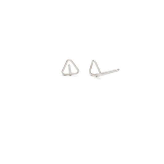 Laughing Sparrow Triangle Outline Studs
