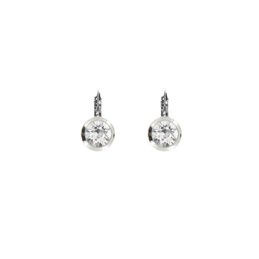 Myka Ella Euroback Earrings Crystal