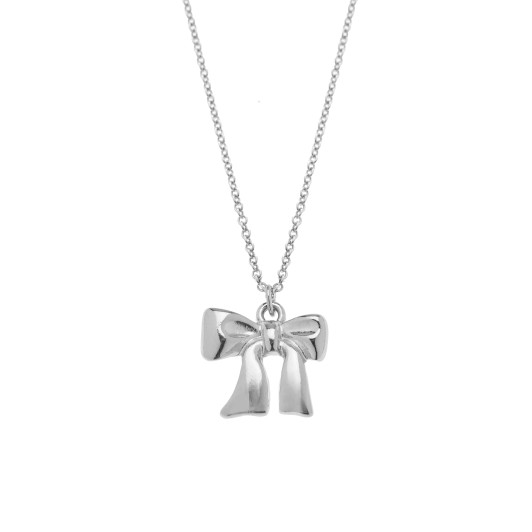 Foxy Originals Bow Necklace Silver