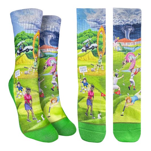 Good Luck Sock Women's Crazy Golf Socks