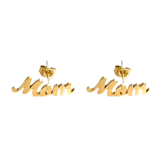 Royce & Oak Mom Studs Gold