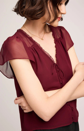 Gentle Fawn Carlotta Blouse Merlot