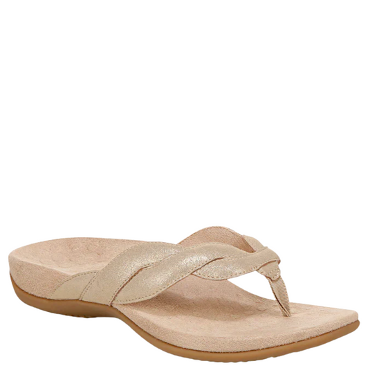 Vionic Rest Bella Braid Sandals Gold